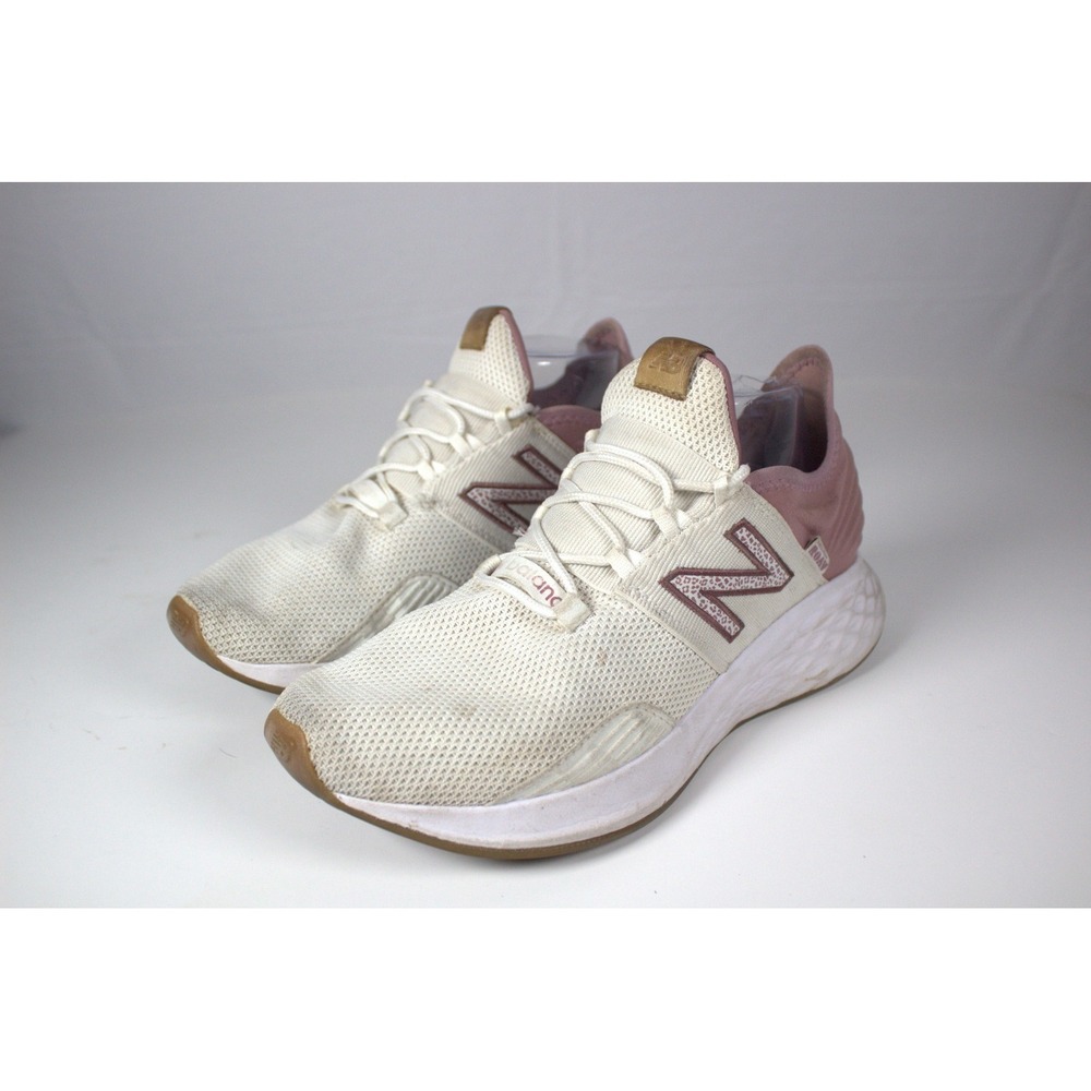 New Balance Fresh Foam Roav WROAVRL1 Womens 8.5 Running Shoes Pale Gray Sneakers